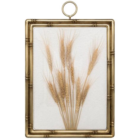 Decoración mural Jonas trigo Madera 46x30cm - Atmosphera créateur d'intérieur