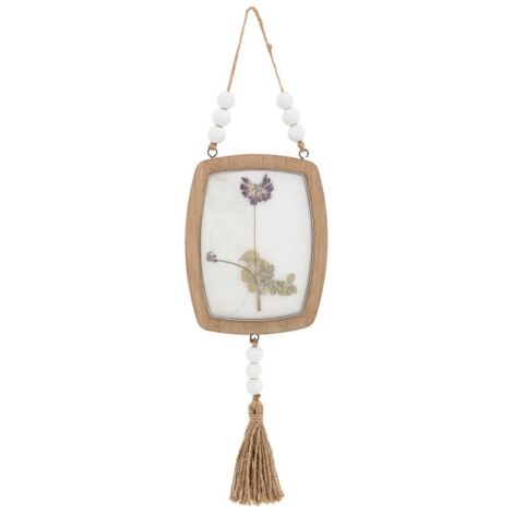 Decoración mural flor Jayden Wood 16x12cm - Atmosphera créateur d'intérieur