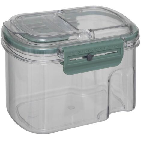 CAJA HERMÉTICA Neo verde recta 0,6L INDICADOR DE FECHA
