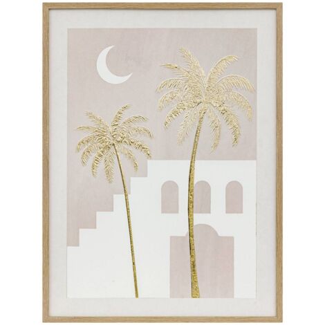 Lienzo impreso enmarcado Melinda 45x60cm - Atmosphera créateur d'intérieur