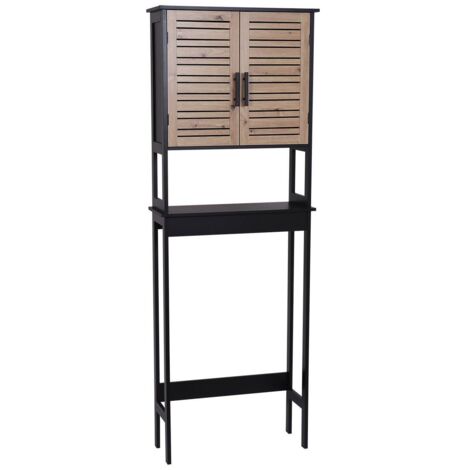 Gabinete superior de wc de mdf y estante de mdf - bergen - Tendance