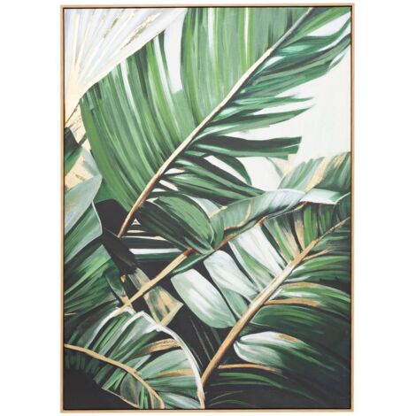 Lienzo pintado enmarcado Tahina 100x140cm - Atmosphera créateur d'intérieur