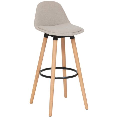 Taburete de bar Maxon beige H92,5cm - Atmosphera créateur d'intérieur (1/4)