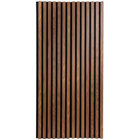 Colva panel decorativo de pared de madera oscura 120x60cm - Atmosphera créateur d'intérieur (1/5)
