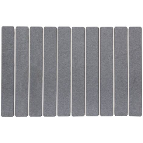 Alfombra de baño de diatomita gris 59x39cm - 5five