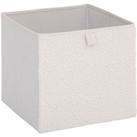 Caja de almacenaje mix n modul bouclette blanca 31x31cm - 5five