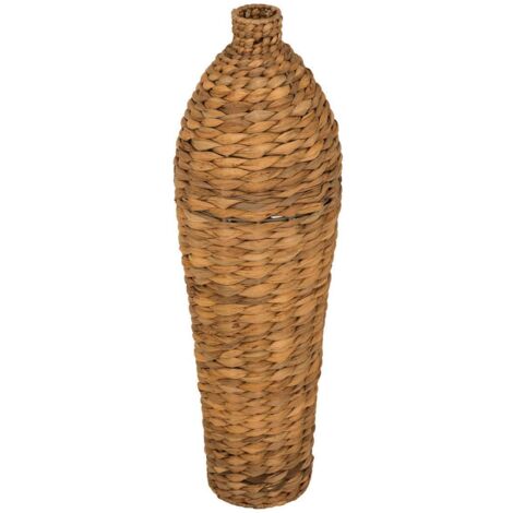 Florero de fibra vegetal Percy beige H58cm - Atmosphera créateur d'intérieur