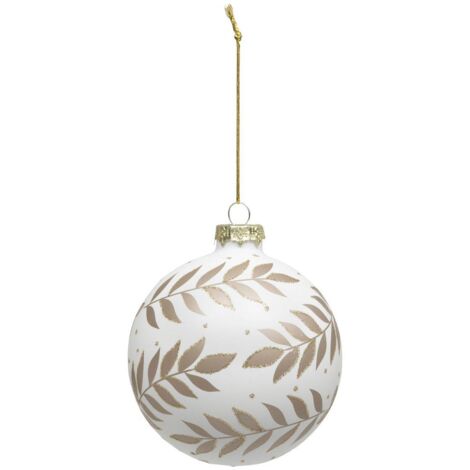 BDN CRISTAL 100MM RAMAS BL ORO - Feeric lights & christmas