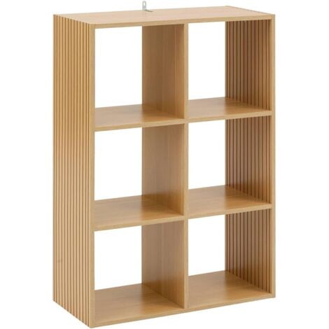 Tasso 6 estantes, efecto madera natural - 5five