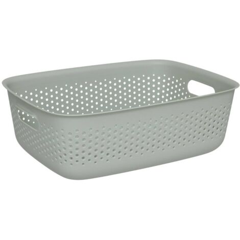 Cesta tila salvia 10l plástico - 5five