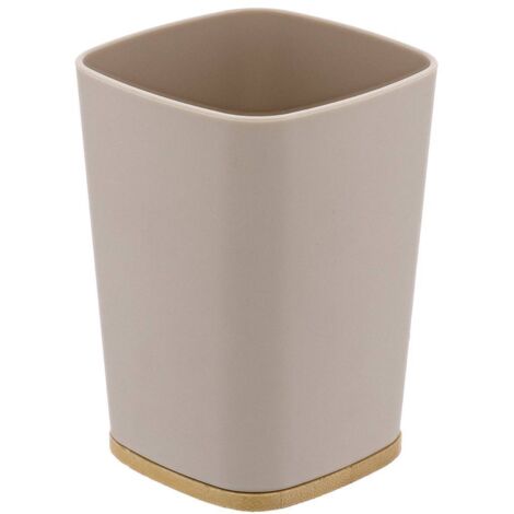 Vaso de caucho + abs y bambú - beige - Tendance (1/2)