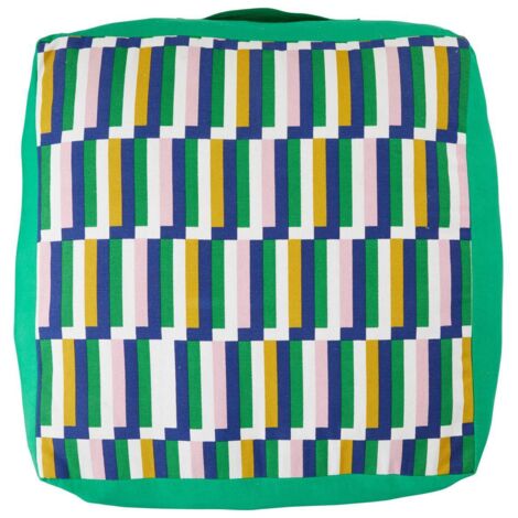 Cojín de suelo Disso verde 48x48cm - Atmosphera créateur d'intérieur