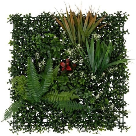 Planta tropical cuadrada Izy verde 50x50cm - Atmosphera créateur d'intérieur