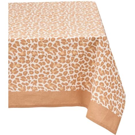 Leopadi mantel de lino beige L250xD150xH0,1cm - Atmosphera créateur d'intérieur (1/2)