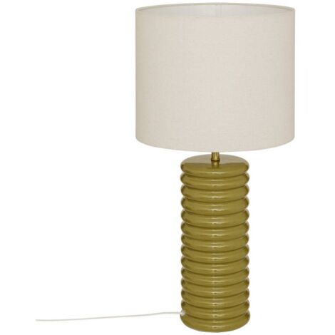 Seta lámpara de mesa Vinus verde caqui H69cm - Atmosphera créateur d'intérieur