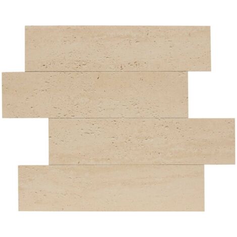 Vinilo adhesivo beige efecto travertino Cary 30x38cm - Atmosphera créateur d'intérieur (1/3)