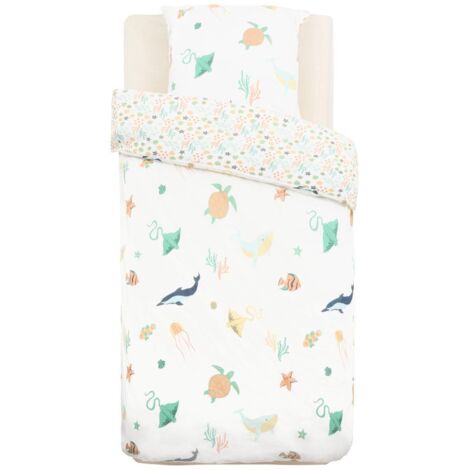 Orta Coton 140x200 cm Juego de Cama Infantil Animales Marinos - Atmosphera créateur d'intérieur