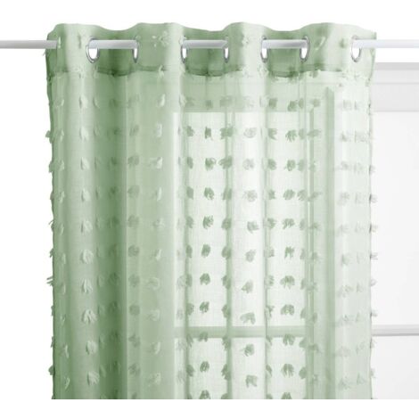 Lirio voile 240x140cm verde celadón - Atmosphera créateur d'intérieur