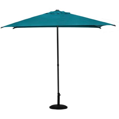Sombrilla recta cuadrada Soya verde azulado - 25 x 25 m - Hespéride