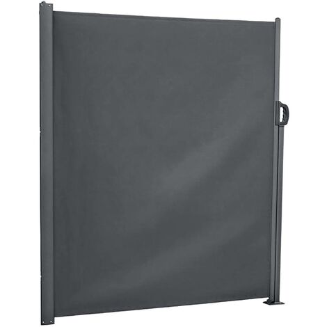 Toldo Lateral Retráctil Antracita 220x600 Cm con Ofertas en