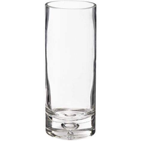 Atmosphera - Vase cylindre verre craquelé H20cm créateur d'intérieur