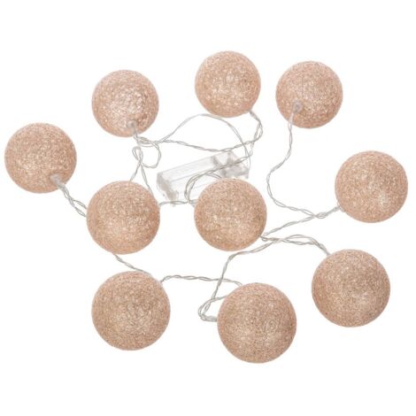 Guirnalda LED 10 bolas D7