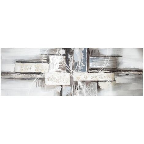 Lienzo pintado Kylia abstracto 150x50cm - Atmosphera créateur d'intérieur