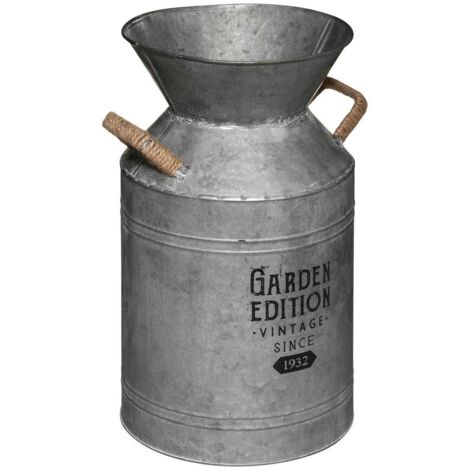 Jarra de leche - metal - gris - H37 cm - Atmosphera créateur d'intérieur (1/3)