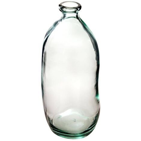 Jarrón 'Dame Jeanne' - vidrio reciclado - transparente A. 73 cm - Atmosphera créateur d'intérieur
