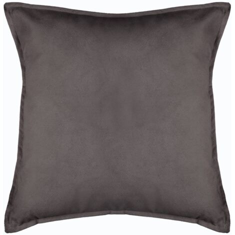 Cojín 'Lilou' - gris antracita 55 x 55 cm - Atmosphera créateur d'intérieur