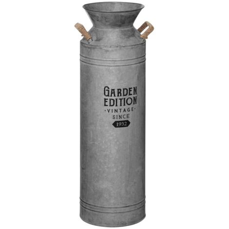 Jarra de leche - metal - gris - H62 cm - Atmosphera créateur d'intérieur (1/3)