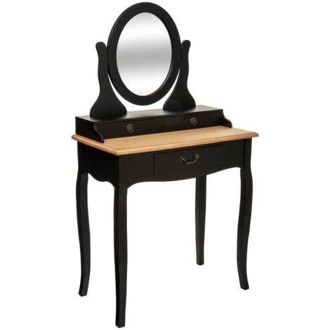 Tocador «Chrysa» negro - Atmosphera créateur d'intérieur
