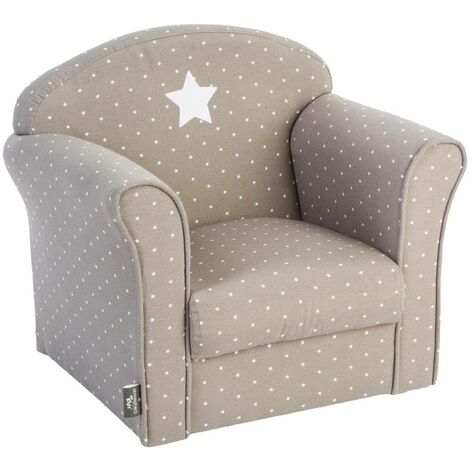 Sillón infantil 'Classique' - gris topo - Atmosphera créateur d'intérieur