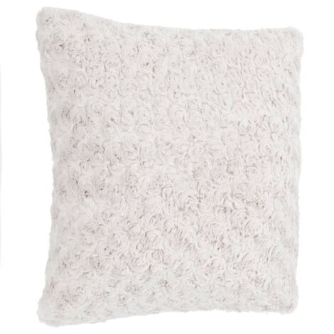 Cojín - piel beige - 45x45 cm - Atmosphera créateur d'intérieur