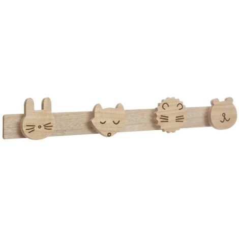 Percha infantil Wild - madera y pino - 55x8 -5 cm - Atmosphera créateur d'intérieur
