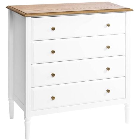 Cómoda 'Solen' - blanco y madera - Atmosphera créateur d'intérieur