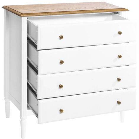 Cómoda 'Solen' - blanco y madera - Atmosphera créateur d'intérieur