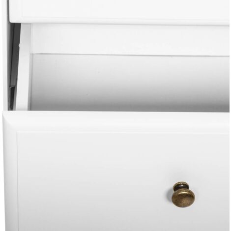 Cómoda 'Solen' - blanco y madera - Atmosphera créateur d'intérieur