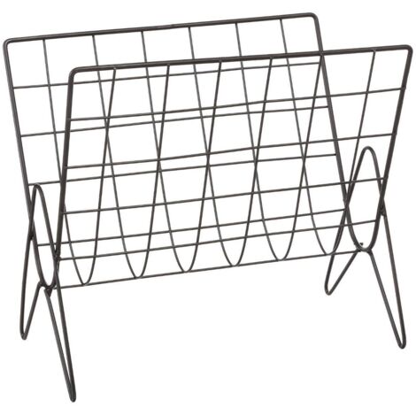 Revistero Life - metal - negro - 35 -5x31 -5 cm - Atmosphera créateur d'intérieur