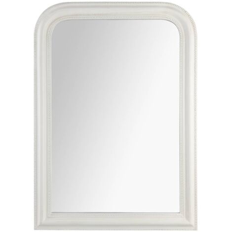 Espejo 'Adèle' blanco - madera 74 x 104 cm - Atmosphera créateur d'intérieur