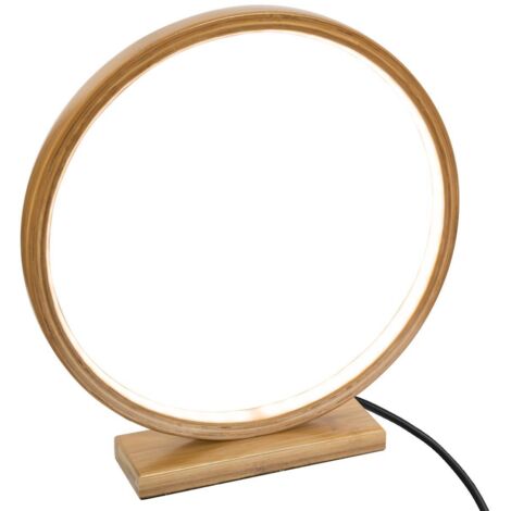 Lámpara LED 'Stela' - bambú A. 32 cm - Atmosphera créateur d'intérieur