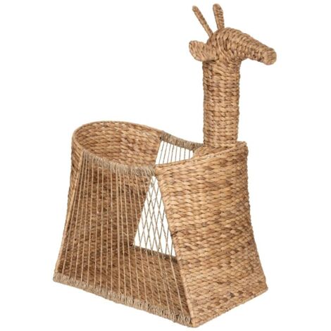 Cesta infantil «Jirafa» - jacinto de agua tejido H79 cm - Atmosphera créateur d'intérieur (1/3)