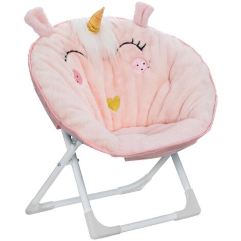 Sillón infantil plegable 'Licorne' - rosa - Atmosphera créateur d'intérieur