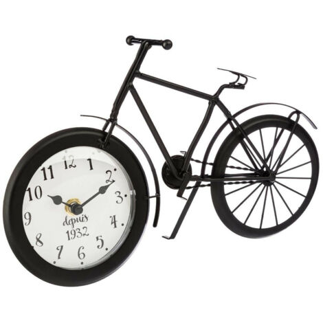 Reloj de bicicleta para posar - metal - negro - A. 18 cm - Atmosphera créateur d'intérieur (1/3)