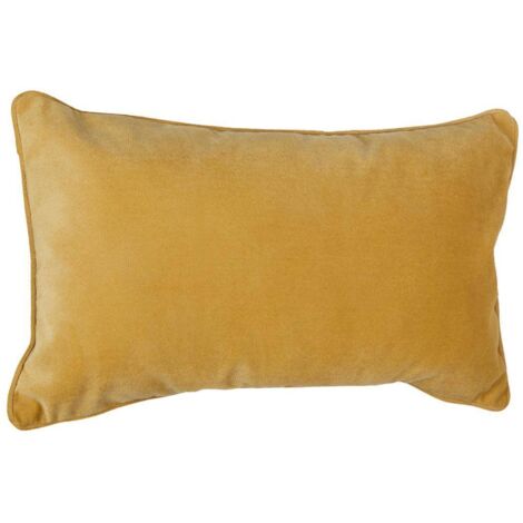Cojín 'Lilou' - amarillo mostaza 30 x 50 cm - Atmosphera créateur d'intérieur