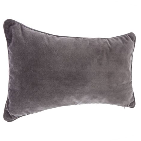 Cojín 'Lilou' - gris antracita 30 x 50 cm - Atmosphera créateur d'intérieur