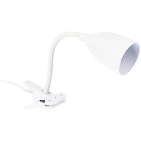 Lámpara de pinza «Sily» blanco - silicona H43 cm - Atmosphera créateur d'intérieur (1/4)