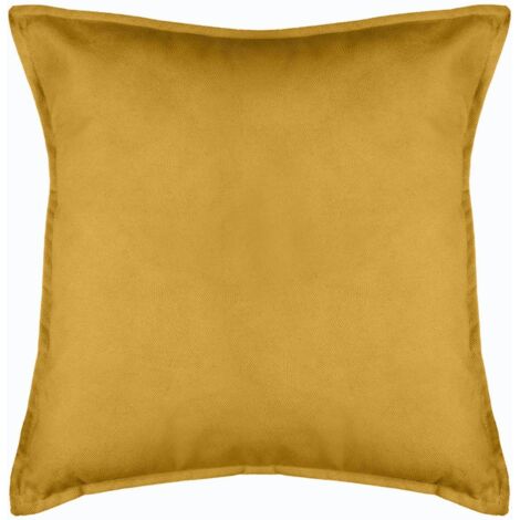 Cojín 'Lilou' - amarillo mostaza 55 x 55 cm - Atmosphera créateur d'intérieur