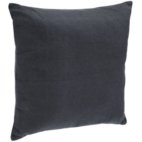 Funda de cojín de algodón - gris oscuro - 38x38 cm - Atmosphera créateur d'intérieur