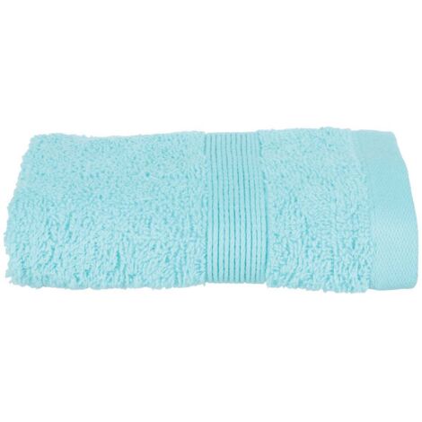 Toalla de invitados 'Essentiel' - algodón 450 g/m² - azul agua 30 x 50 cm - Atmosphera créateur d'intérieur